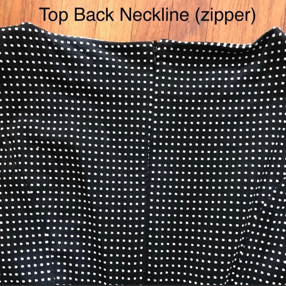 🖤 🤍 Polka Dot A-Line Dress - Picture 6 of 7